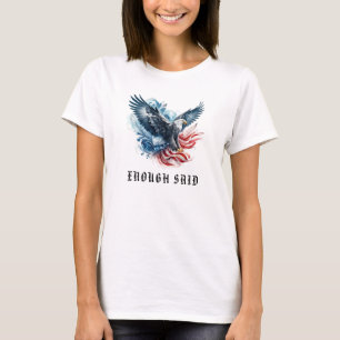 T-shirt *~* EAGLE AP16 American Flag Bald Détails