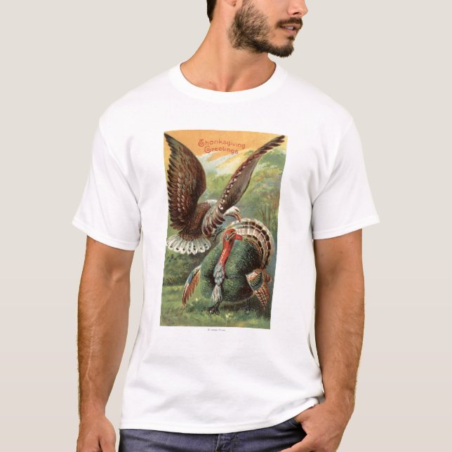 T-shirt Eagle attaquant la Turquie (Devant)