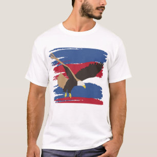 T-shirt Eagle Bird USA Patriotic American Flag