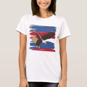 T-shirt Eagle Bird USA Patriotic American Flag