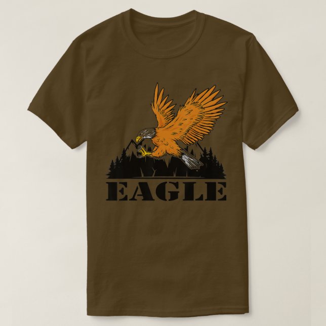 T-shirt Eagle Birds Falconry Birds of Prey Falcon  (Design devant)