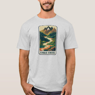 T-shirt Eagle Creek Oregon Colors