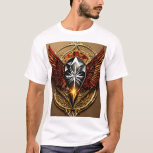 T-shirt Eagle de cristal : Esprit sauvage libéré