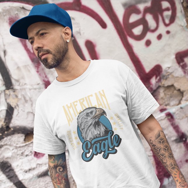 T-shirt Eagle de qualité supérieure américaine (Créateur téléchargé)