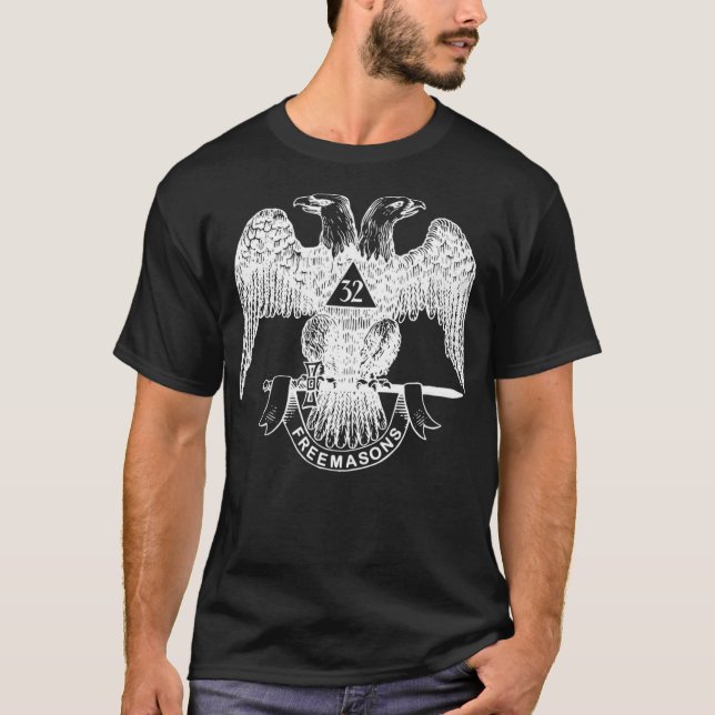 T-shirt Eagle de Rite écossais 32ème Degré - Cadeaux Freem (Devant)