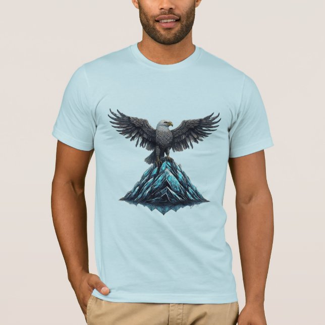 T-shirt Eagle en cristal (Devant)
