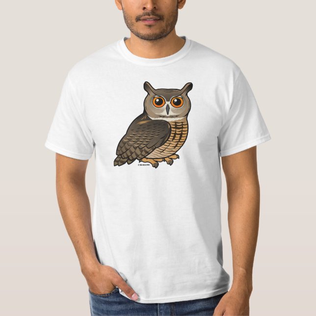 T-shirt Eagle-Hibou eurasien (Devant)