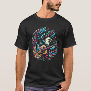 T-shirt Eagle Jammin sur la guitare