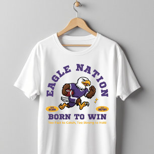 T-shirt Eagle Nation Varsity Football – Né pour Ga