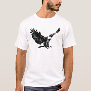 T-shirt Eagle noir et blanc