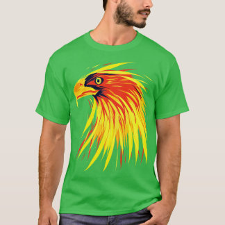 T-shirt Eagle Of Fire Burning Eagle