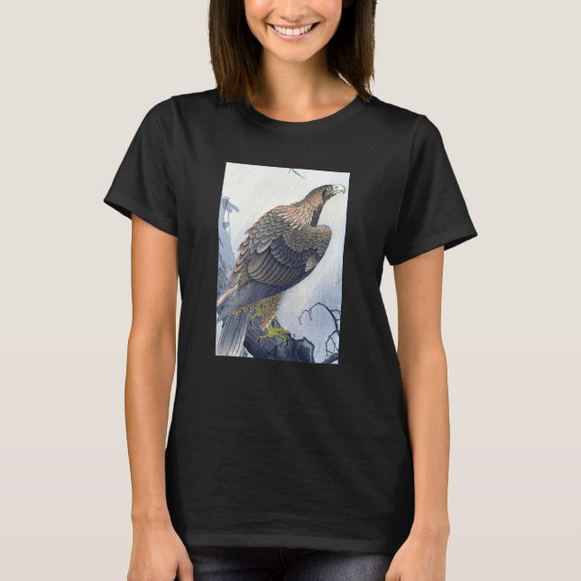 T-shirt Eagle on Tree Branch by Ohara Koson (Devant)