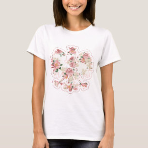 T-shirt Eagle polonais floral