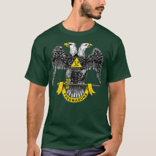 T-shirt Eagle Rite écossais 32e Degré Cadeaux Freemason