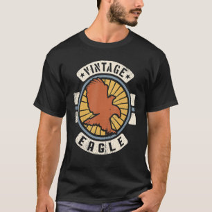 T-shirt Eagle Vintage Classic Retro 60s les années 70 Anim