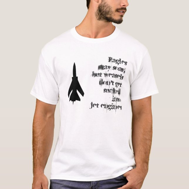 T-shirt Eagles peut monter. (Devant)