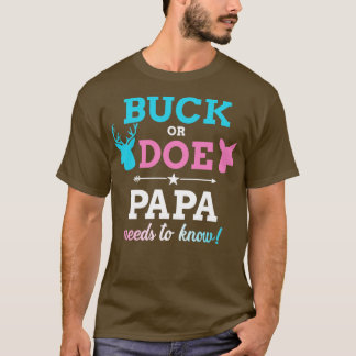 T-shirt "Eal buck ou papa matching baby party