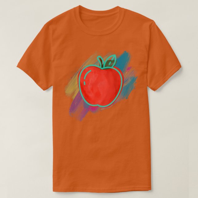 T-shirt Eapple Funny Apple Vintage cadeau 3 (Design devant)