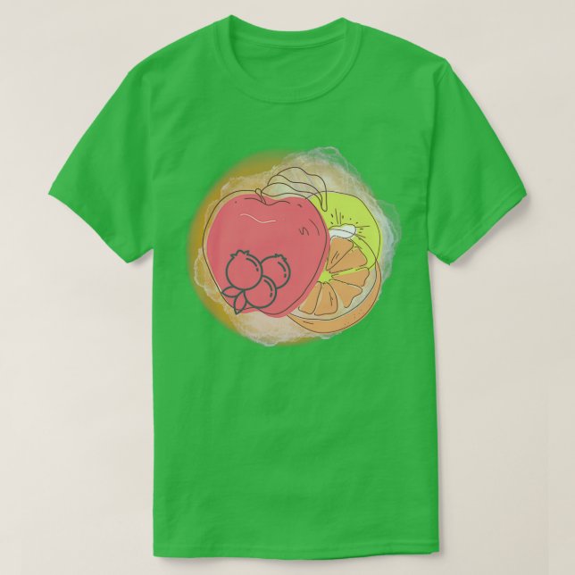 T-shirt Eapple Funny Apple Vintage cadeau 4 (Design devant)
