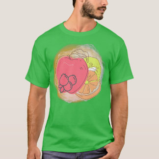 T-shirt Eapple Funny Apple Vintage cadeau 4