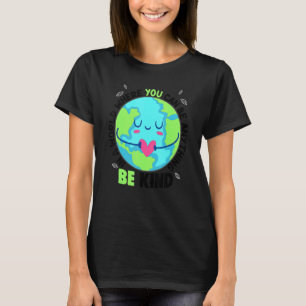 T-shirt Earth Be Kind En Octobre Nous Portons Orange For U