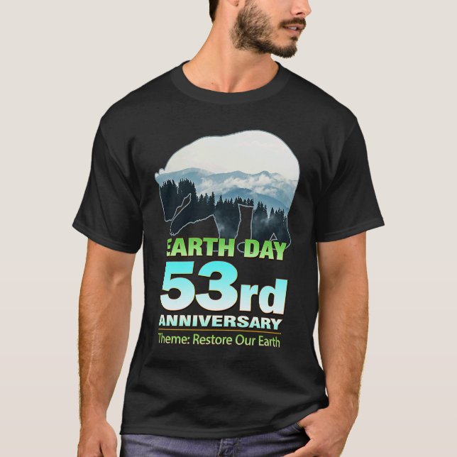 T-shirt Earth Day 53rd Anniversary Celebrate Earth Day 202 (Devant)