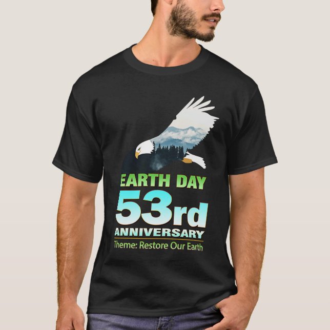 T-shirt Earth Day Eco Friendly Apparel for Pro Environment (Devant)