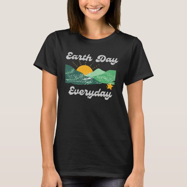 T-shirt Earth Day Everyday Celebrate Earth Day Love Protec (Devant)