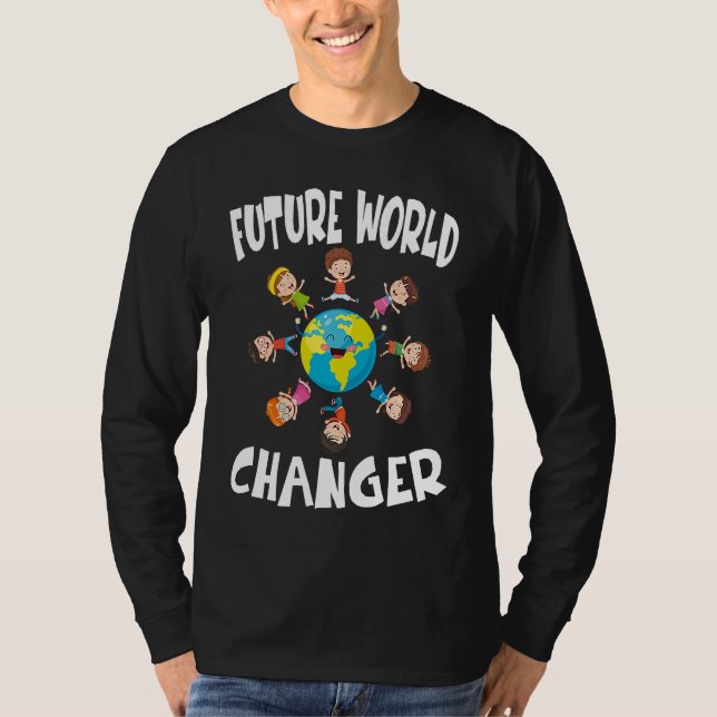 T-shirt Earth Day Future World Changer Environmentalist  4 (Devant)