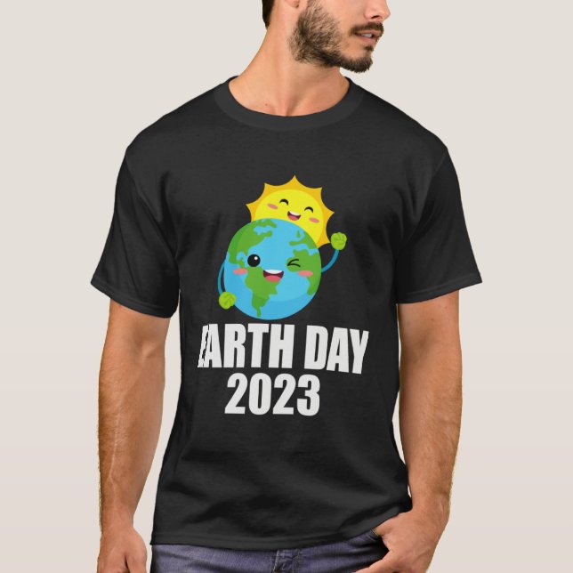 T-shirt Earth Day Tee Earth Day For Kids Students 2023 (Devant)