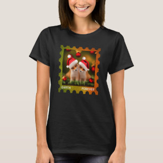 T-shirt EARTH FOVER De l'environnement Protection Timbre C