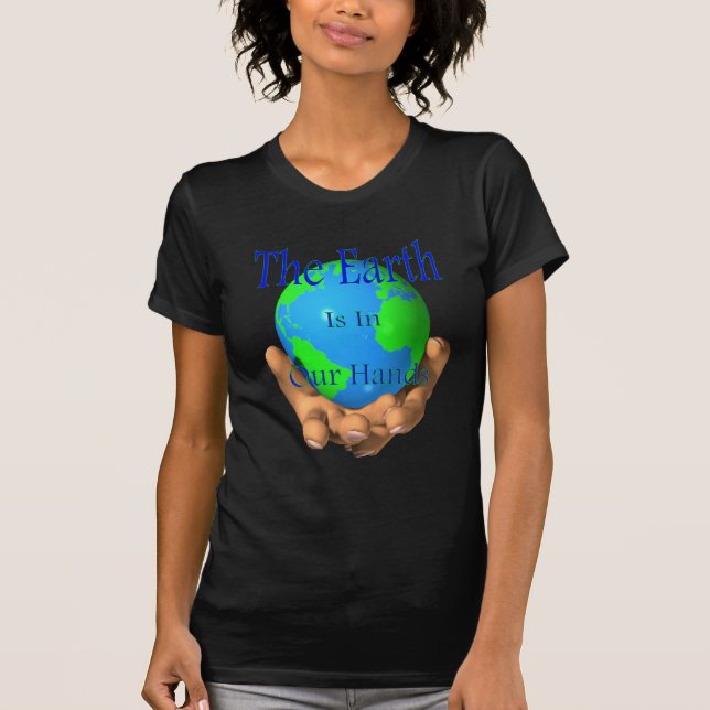 T-shirt earth.inourhands (Devant)