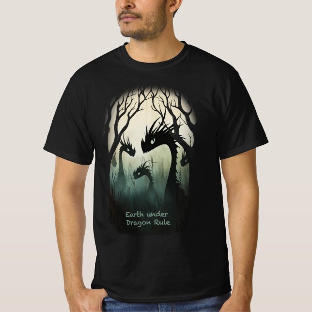 T-shirt Earth under Dragon Rule (Devant)