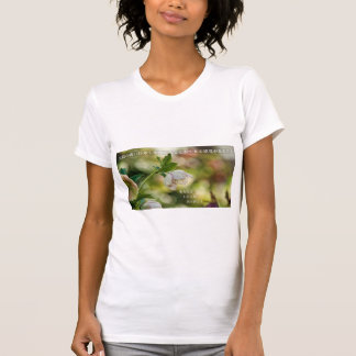 T-shirt Earthlight and Healing Japanese Flowers and Poetry