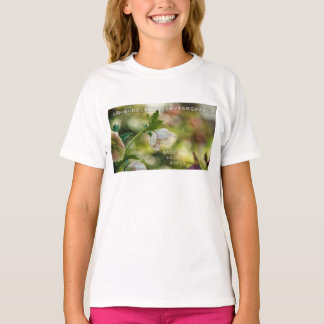 T-shirt Earthlight and Healing Japanese Flowers and Poetry