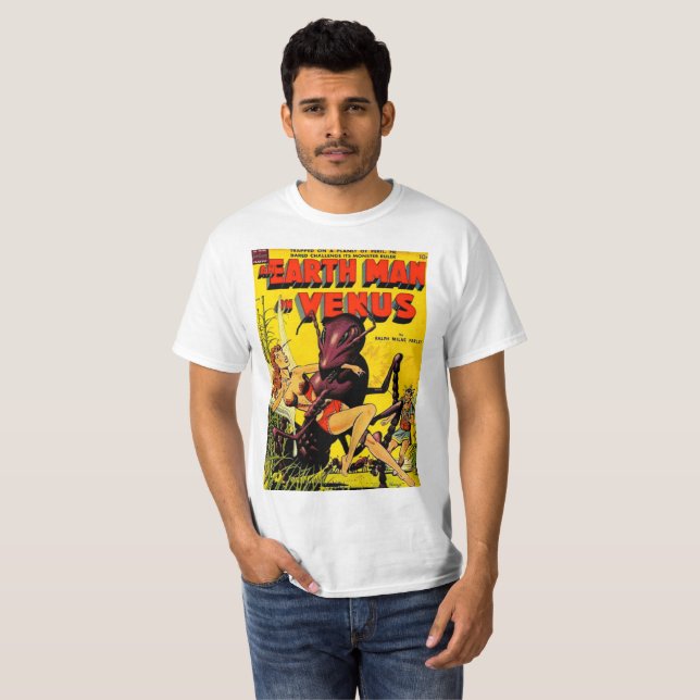T-shirt Earthman sur Vénus (Devant entier)