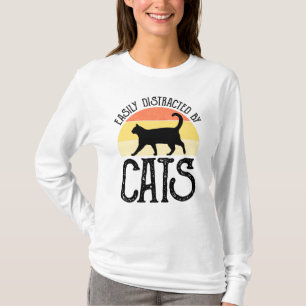 T-shirt Easily Distracted By Cats