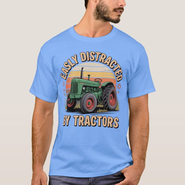 T-shirt easily distracted - style (Devant)