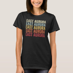 T-shirt East Aurora New York East Aurora NY Retro Vintage