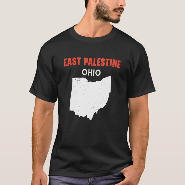T-shirt East Palestine Ohio USA State America Travel Ohioa (Devant)