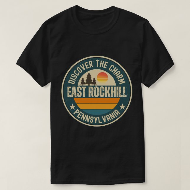 T-shirt East Rockhill, Pennsylvanie (Design devant)