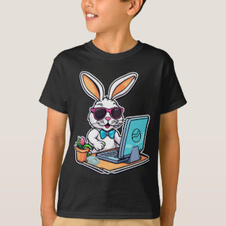 T-shirt Easter Bunny Computer Video Game Lovers 1 