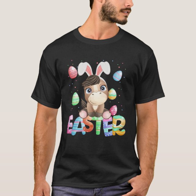 T-shirt Easter Bunny Horse   Easter Horse (Devant)