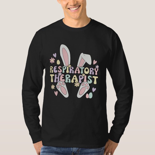 T-shirt Easter Bunny Respiratory Therapist Easter Day (Devant)