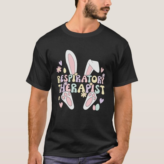 T-shirt Easter Bunny Respiratory Therapist Easter Day (Devant)