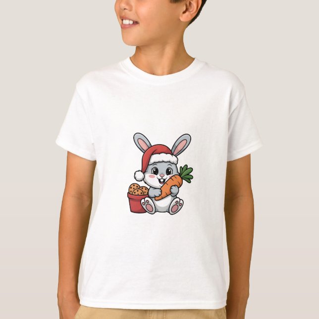 T-shirt Easter Bunny’s Carrot Christmas Funny Cute Holiday (Devant)