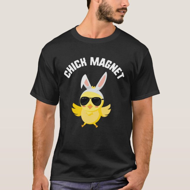T-shirt Easter Chick Magnet Chick Sunglasses Candy kids  S (Devant)