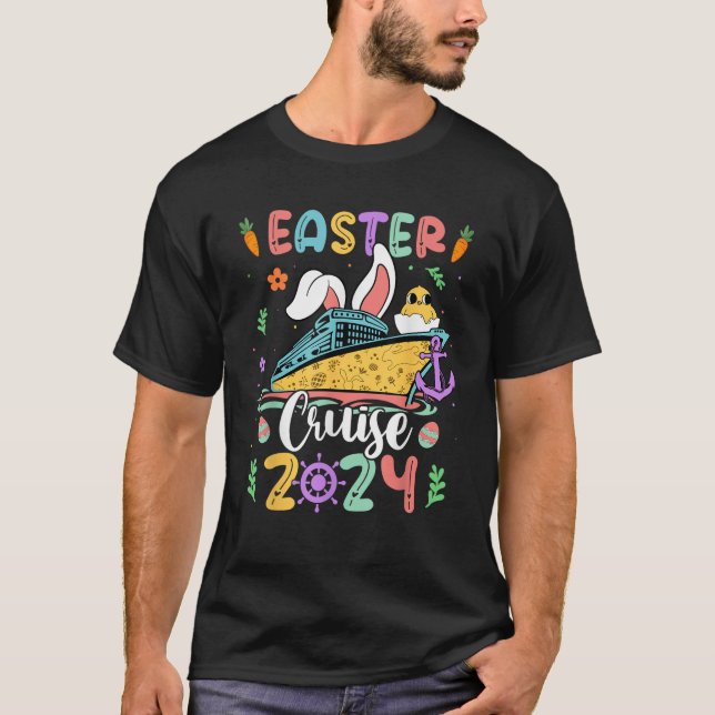 T-shirt Easter Cruise 2024 Squad Cruising Holiday Family G (Devant)