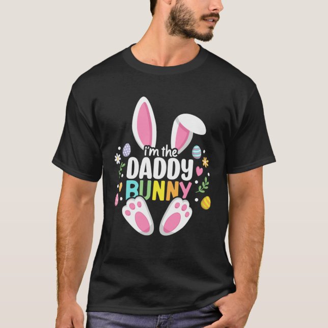 T-shirt Easter Daddy Bunny Dad Happy Easter Day Family Mat (Devant)