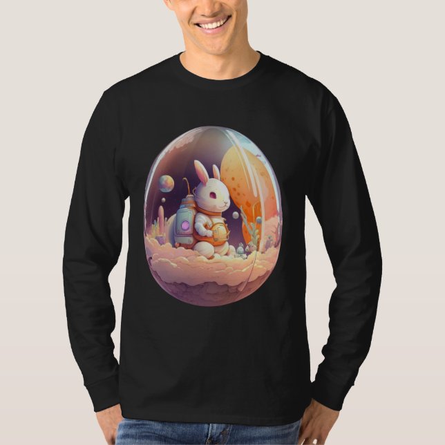 T-shirt Easter Day Cute Bunny Video Gamer Egg  Easter Day  (Devant)